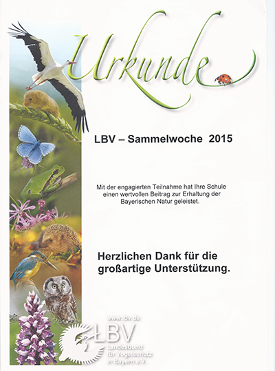 Biologie-LBV Urkunde 2015